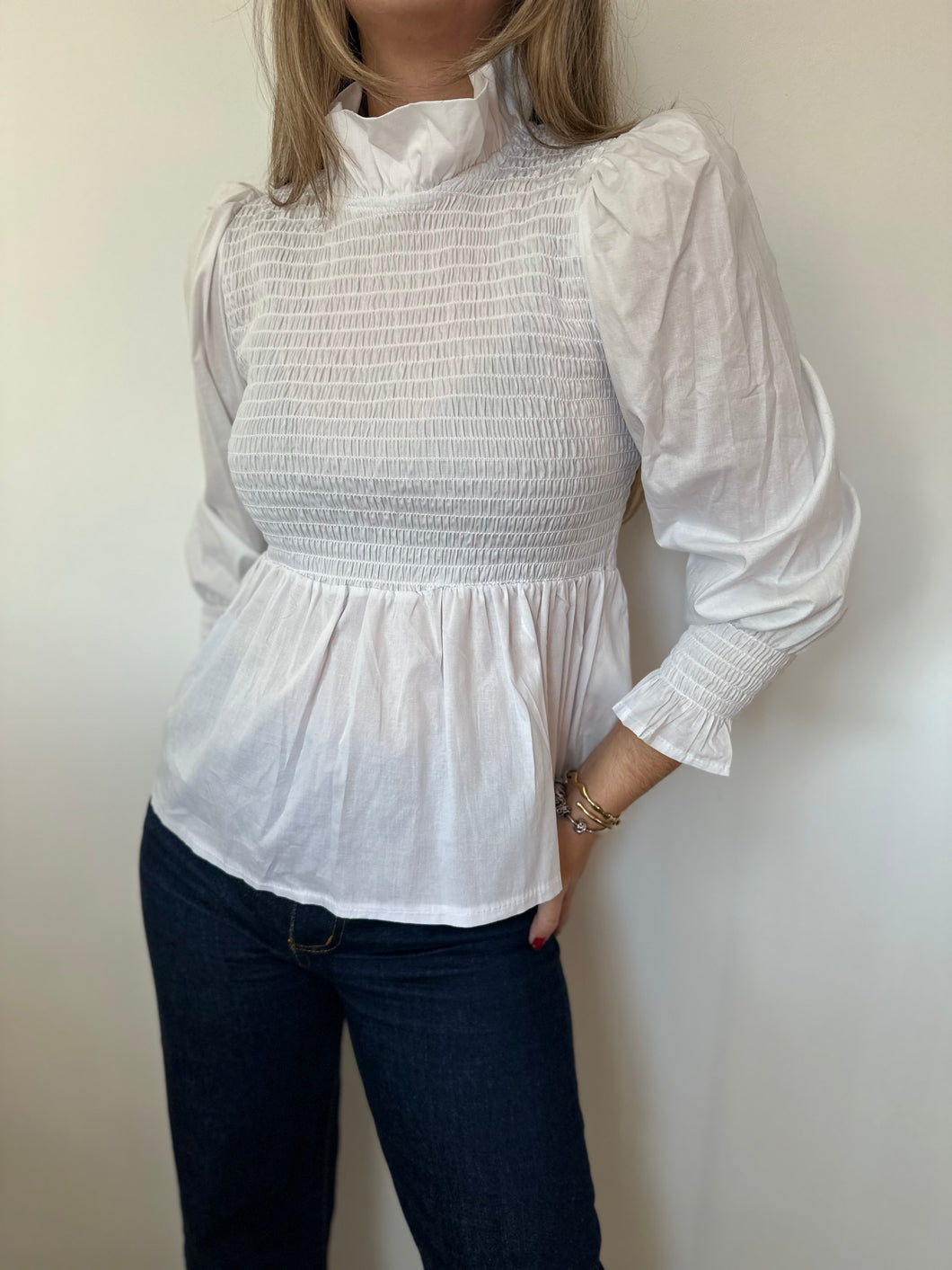 Blusa Moli blanca